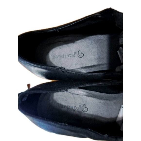 Baretraps Women's 8.5M  Black Faux Suede Slip-On Ankle Boots - Picture 4 of 9